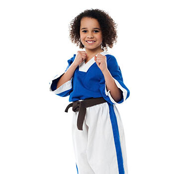 Little girl kung fu expert is ready for some action. Are you?