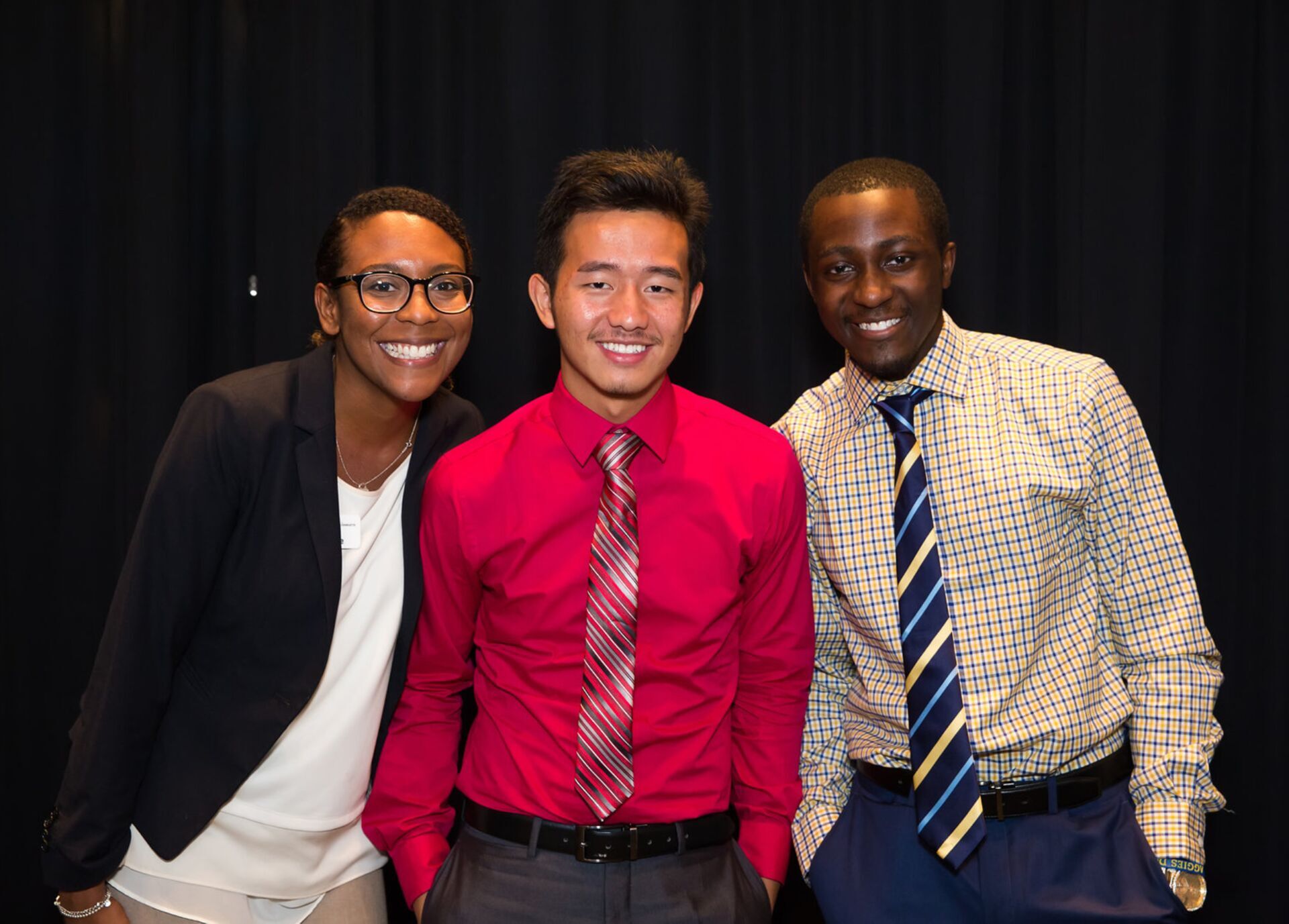 Three students at YMCA Y achievers program
